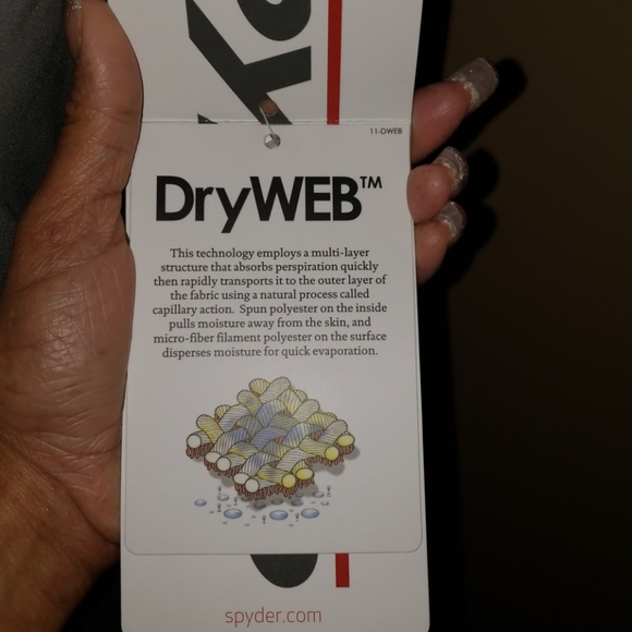 Spyder Dryweb T-Neck Pullover - Picture 3 of 5